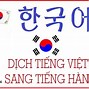 Gg Tiếng Hàn Sang Tiếng Việt